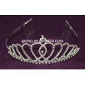 Mulheres elegantes coroa de cristal tiara casamento headwear acessórios de noiva do cabelo